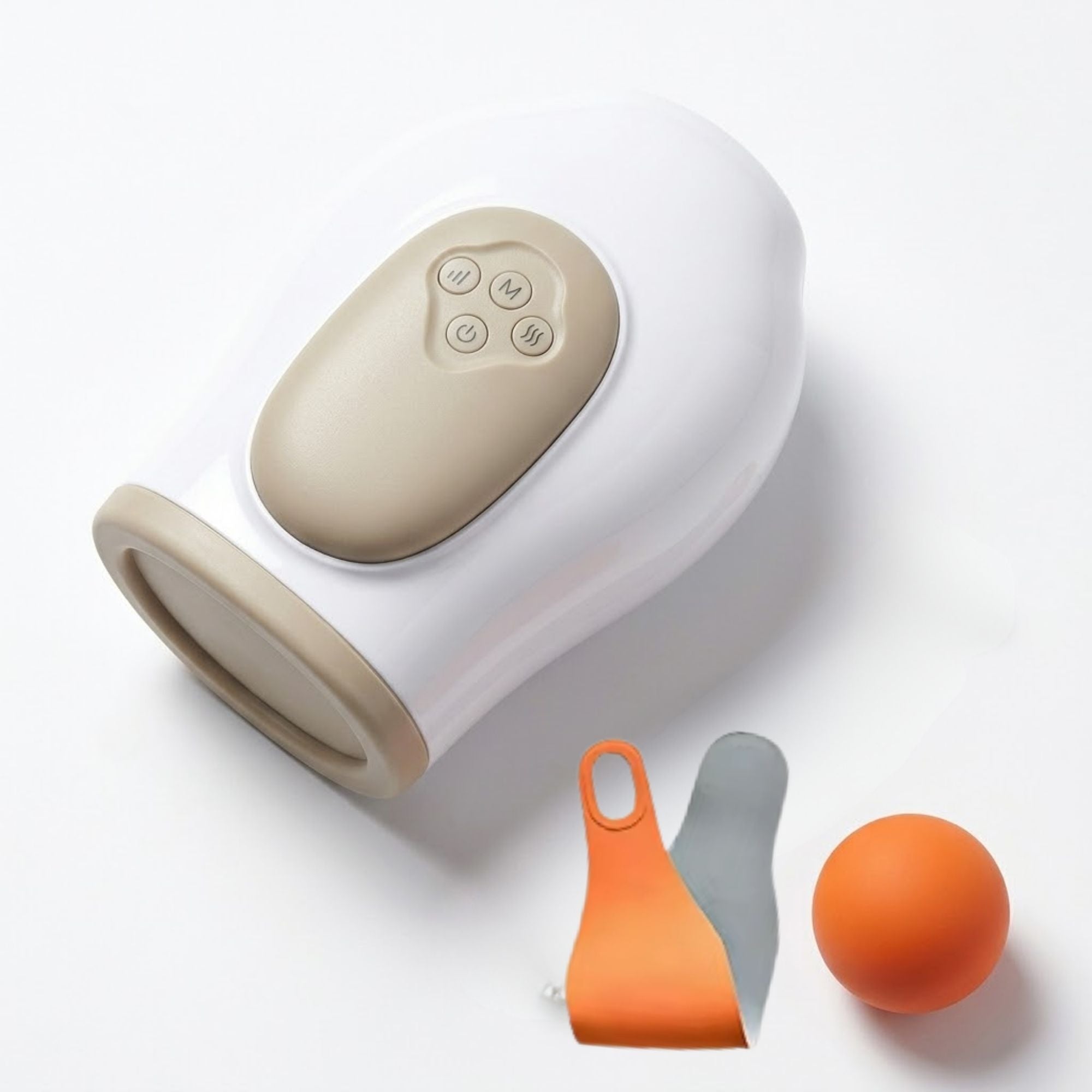 3-in-1 Hand Recovery Set: Smart Hand Massager + Support Wrist Band + Lacrosse Ball